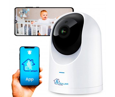 Extralink Smart Life Homeeye | Kamera Ip | Ptz, Wi-Fi, 2.5K, 4Mp, Niania