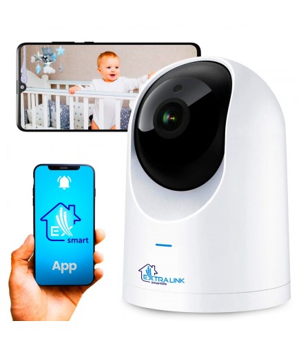 Extralink Smart Life Homeeye | Kamera Ip | Ptz, Wi-Fi, 2.5K, 4Mp, Niania