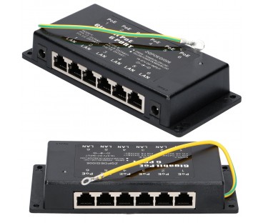 Extralink 6 Portowy | Gigabit Poe Injector | 6X 1000Mb/s Rj45