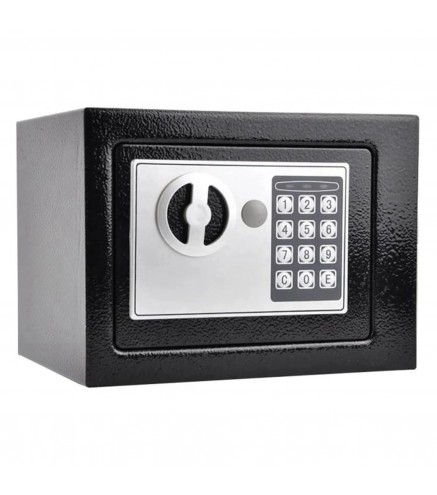 Extralink Home | Sejf Na Zamek Elektroniczny | Cyfrowy Szyfr Kasetka Pancerna, Klucze, S-406