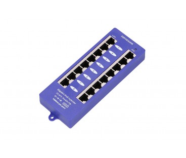 Extralink 8 Portowy | Gigabit Poe Injector | 8X 1000Mb/s Rj45, Mode B