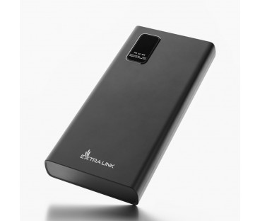 Extralink Epb-067B 10000Mah Czarny | Powerbank | Power Bank, Fast Charging, Usb-C