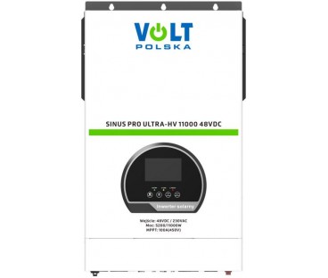 Przetwornica Inwerter Solarny Sinuspro Ultra-Hv 11000 48V/230V 5200/11000W 100A Mppt (450V)