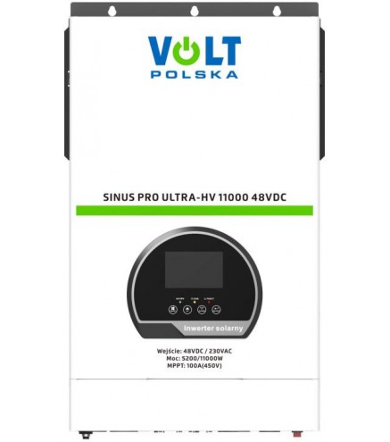 Przetwornica Inwerter Solarny Sinuspro Ultra-Hv 11000 48V/230V 5200/11000W 100A Mppt (450V)