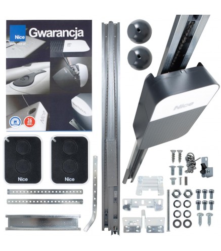 Zestaw Nice Spido 600 Do Bram Garażowych (Pasek Sr16B - 2X 1.6M)