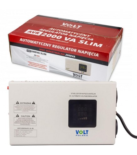 Stabilizator Napięcia Volt Polska Avr 2000Va Slim