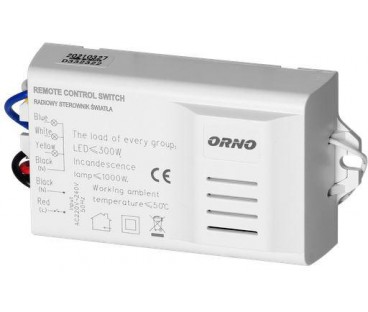 Bezprzewodowy Sterownik Oświetlenia Orno Or-Gb-448 2 Piloty