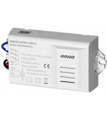 Bezprzewodowy Sterownik Oświetlenia Orno Or-Gb-448 2 Piloty