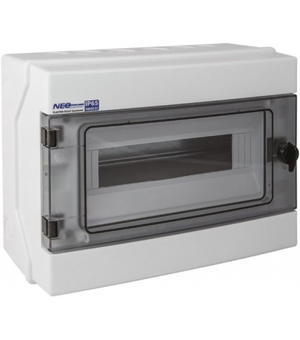 Rozdzielnica Hermetyczna Modułowa (500V Ac, 1000V Dc) 1X12 Natynkowa (N+Pe) Ip65 Rh-12