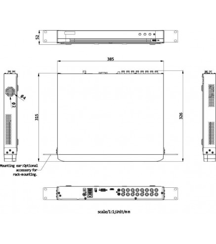 Rejestrator 5W1 Hikvision Ids-7216Huhi-M2/x(Std)/4A+16/4Alm