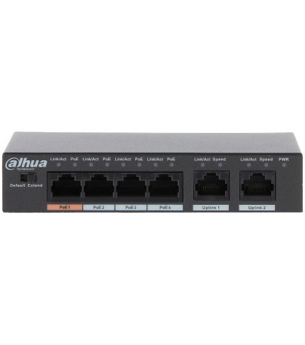 Zestaw Monitoringu Ip Dahua 4 Kamery Tubowe 6Mpx Dysk 1Tb