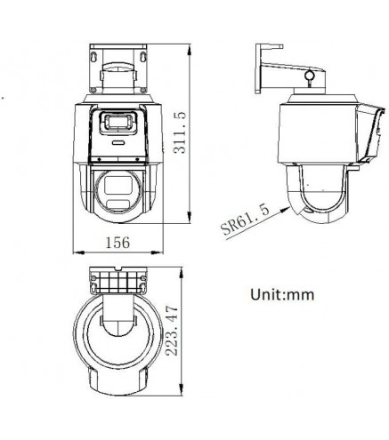 Kamera Ip Hikvision Ds-2Se3C404Mwg-E/14(2.8Mm)