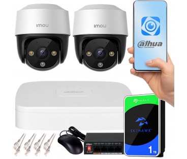 Zestaw Monitoringu Imou 2 Kamery Obrotowe 4Mpx Poe