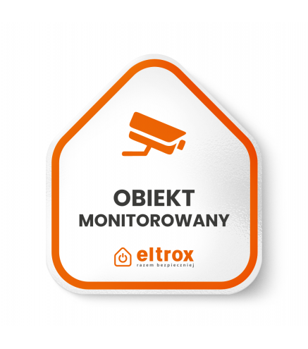 Tabliczka Pcv Obiekt Monitorowany Eltrox
