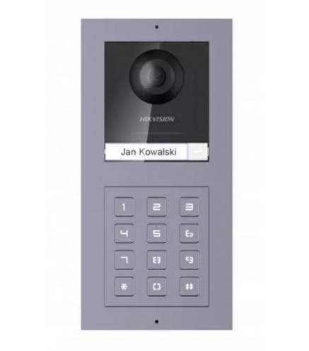 Panel Bramowy Modułowy Hikvision Kamera + Szyfrator