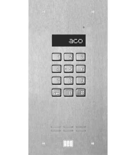 Aco Inspiro 1S+ Centrala Slave 1020 Lokali Lcd, Stal Nierdzewna