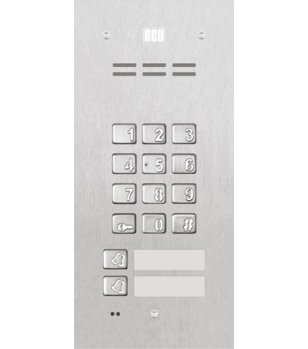 Aco Fam-P-2Npzsacc Panel Pod Tynk 2-Rodzinny Czyt. Brel. Zamek Szyfr.
