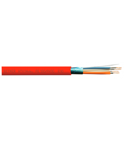 Kabel Sygnalizacji Ppoż Ognioodporny Bitner Htkshekw Ph90 1X2X1,0 - 100M