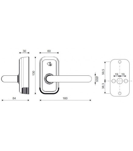 Klamka Elektroniczna Compact Wfe L730-Eu