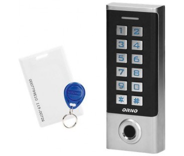 Zamek Szyfrowy Orno Or-Zs-823 Z Czytnikiem Lini Papilarnych Oraz Czytnikiem Rfid