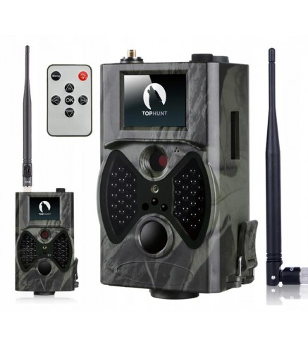 Kamera Leśna Tophunt Hc300M Fullhd 1080P 12Mpx Mms Gprs Sim Fotopułapka