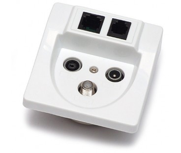 Gniazdo Końcowe Signal Rtv-Sat-Rj45 (R694043)