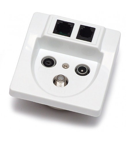Gniazdo Końcowe Signal Rtv-Sat-Rj45 (R694043)