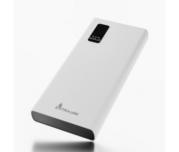 Extralink Epb-067W 10000Mah Biały | Powerbank | Power Bank, Fast Charging, Usb-C
