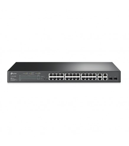 Tl-Sl2428P - Switch Poe 24 Port + 2 Rj45 + 2 Combo Rj45/sfp