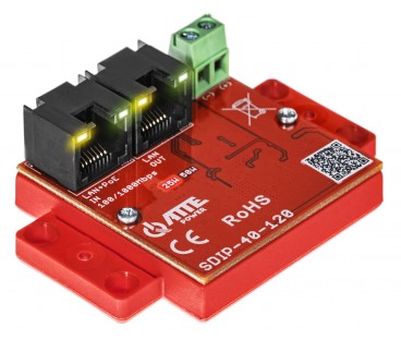 Sdip-40-120 - Adapter Poe Gigabit Obniżający Napięcie Do 12V 40W