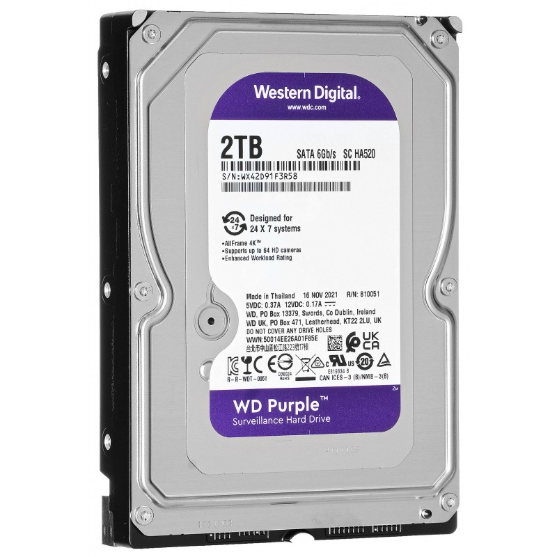 Dysk 2Tb Sata Iii Purple