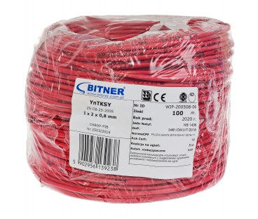 Przewód Yntksy 1X2X0.8Mm