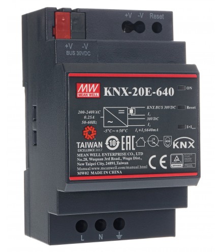 Zasilacz Magistrali Din Knx-20E-640