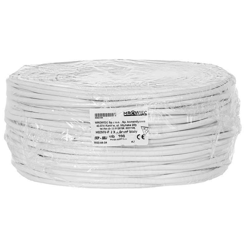 Przewód Mieszkaniowy Omy 2X 1 Mm (100 M)
