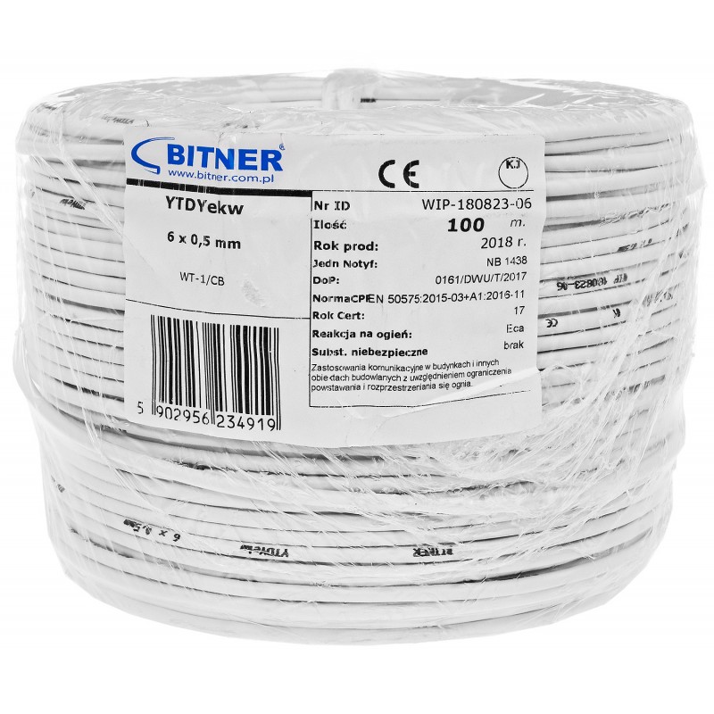Przewód Ytdy (Ekw) Bitprotect (St) 6X 0,5 Mm (100 M)