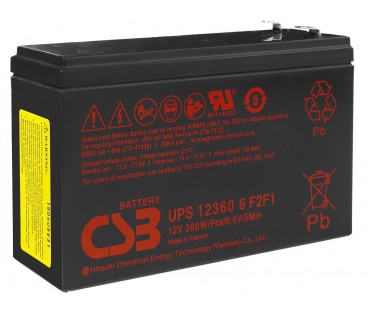 Akumulator 360W/12V Ups12360-6 F2F1