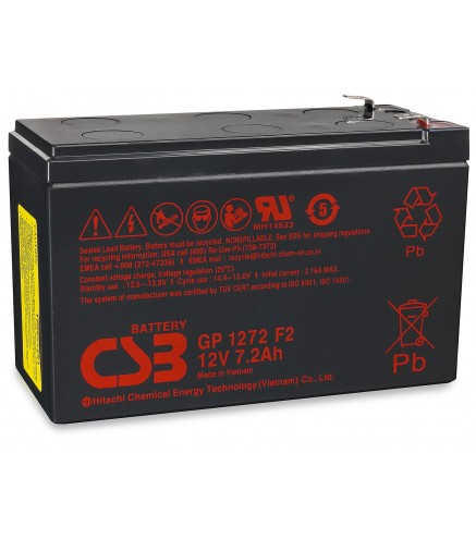 Akumulator 7.2 Ah/12V Gp1272 F2