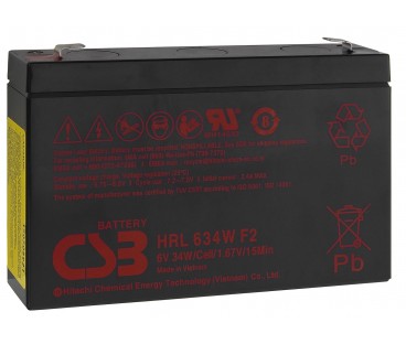 Akumulator 9Ah/6V Hrl634W F2