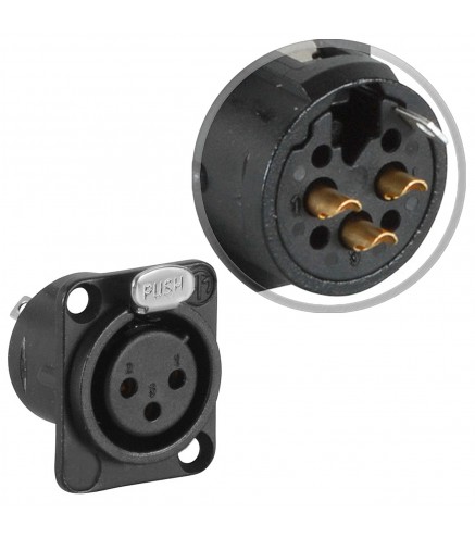 Gniazdo Montażowe Xlr Nc-3Fdl1Bag