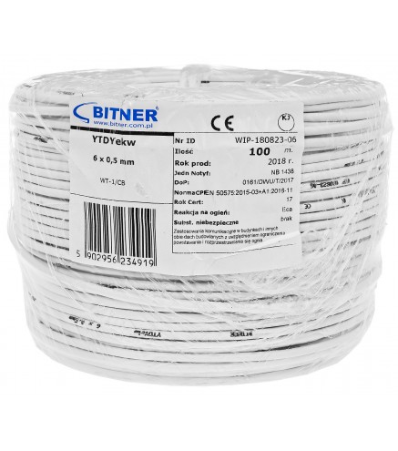 Przewód Ytdy (Ekw) Bitprotect (St) 6X0.5 Mm