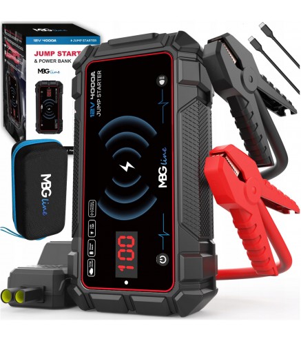Mocny Powerbank Jump Starter Rozrusznik 20000Mah Booster 74Wh Pd60W Latarka