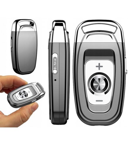 Ukryty Mini Dyktafon Kluczyk Brelok Klips 16Gb Hd