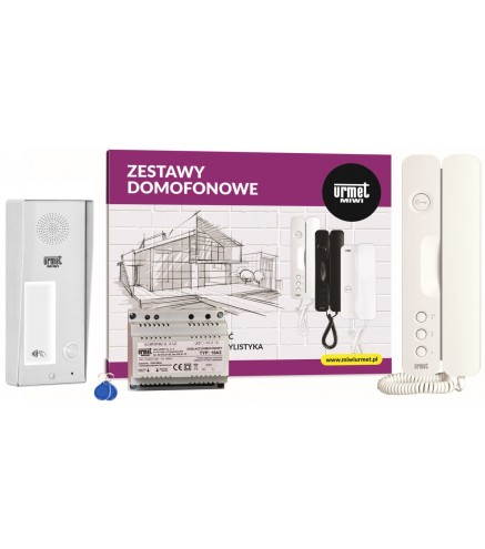 6025/401-Rf-N - Zestaw Domofonowy Do Domu Jednorodzinnego