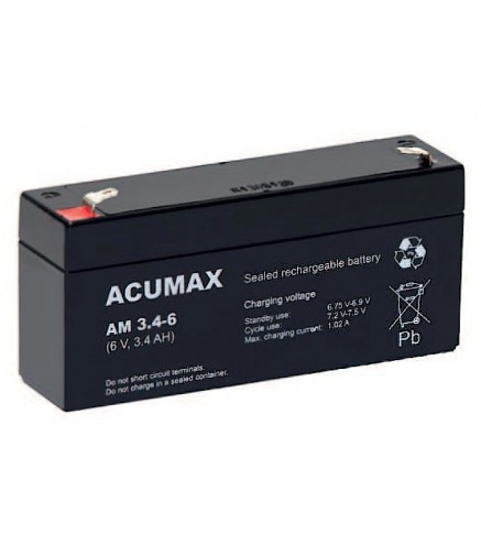 Akumulator 3.4Ah/6V Am 3,4-6