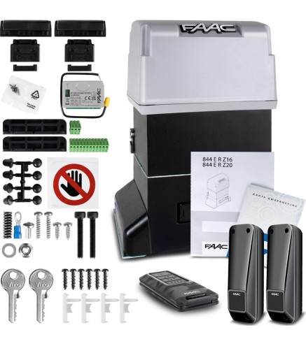 Zestaw Faac 844 Do 1800Kg Bram Przesuwnych