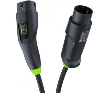Ładowarka Do Samochodów Elektrycznych 2W1 Green Cell Habu Evgc01 11Kw Type 2 7M Wallbox Mobilna