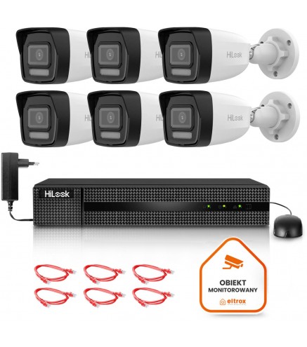 Zestaw Monitoringu Hilook 6 Kamery Ip Ipcam-B8-30Dl Z Dyskiem 2Tb