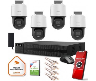 Zestaw Monitoringu Hilook 4 Kamery Ip Ptz-N6-P