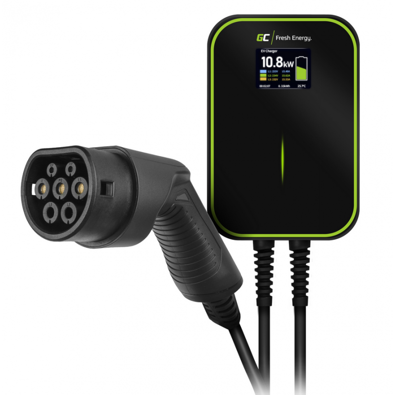 Ładowarka Ev Green Cell Wallbox Ev Powerbox 22Kw Type 2 (6M) 3-Faz Ev14