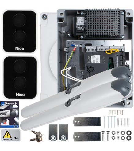 Zestaw Nice Wingo 2024 24V Do Bramy Dwuskrzydłowej (Bez Fotokomórek)